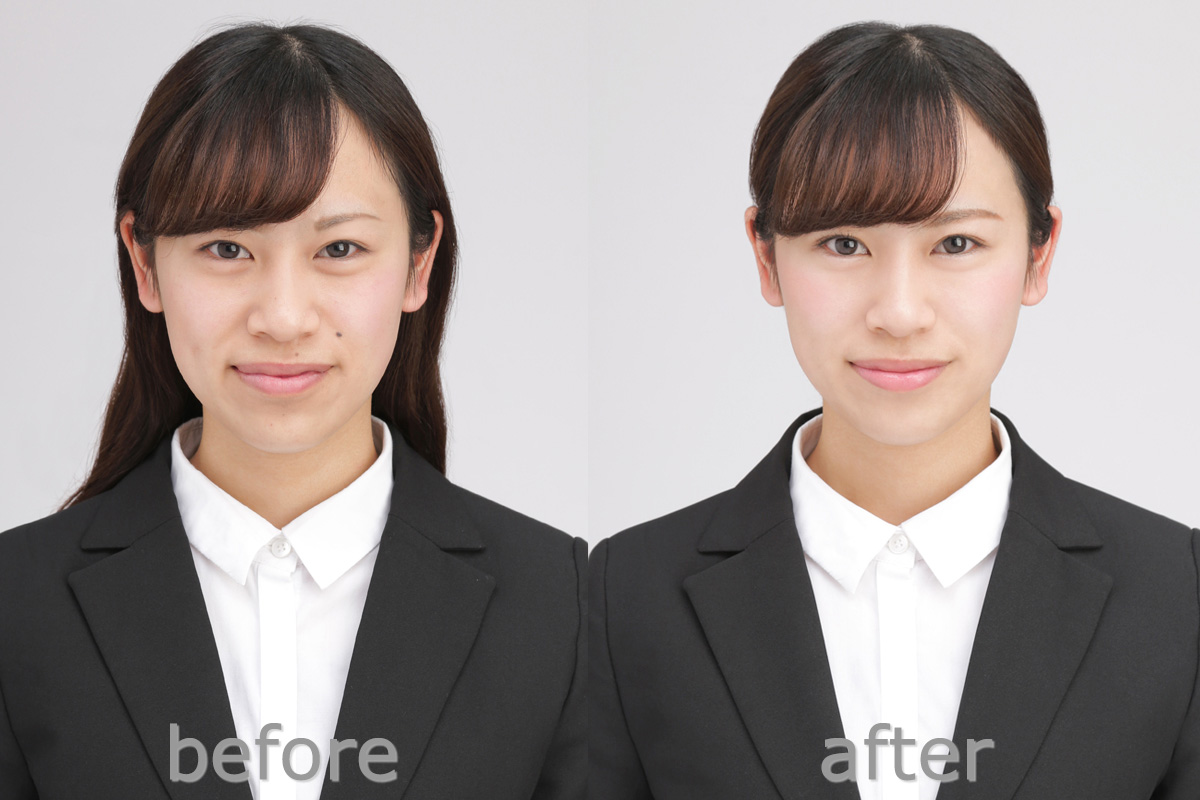証明写真撮影