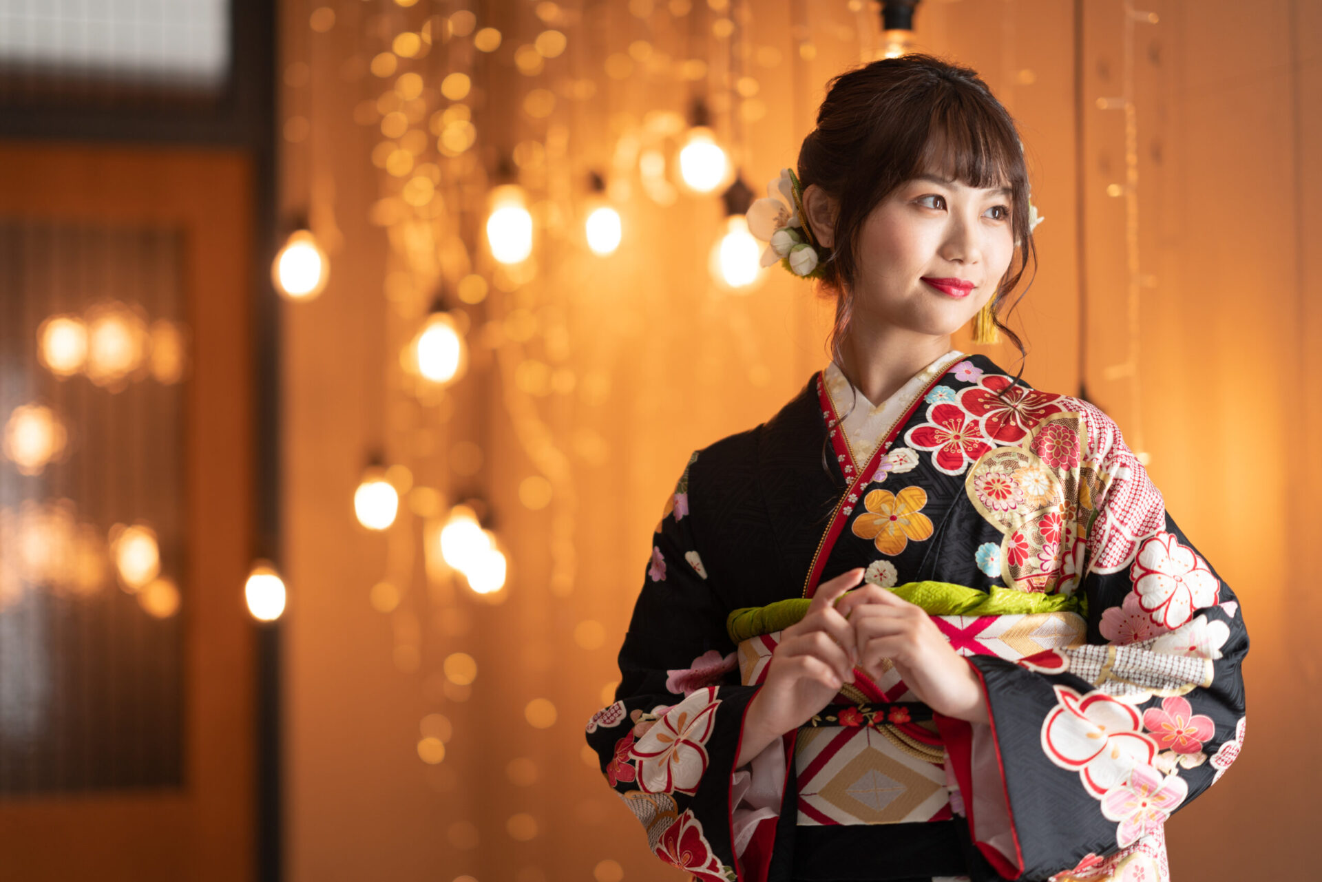 成人式 振袖(前撮り・後撮り)|奈良市・橿原市・広陵町・木津川市の写真  