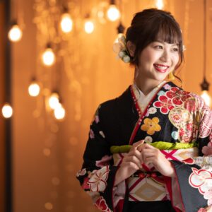 成人式振袖レンタル奈良県_A-106クラシック2_黒色振袖