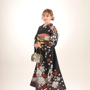 成人式振袖レンタル奈良県_M-533古典2-2_黒振袖