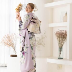 成人式振袖レンタル奈良県_ガーリー1_薄紫色振袖