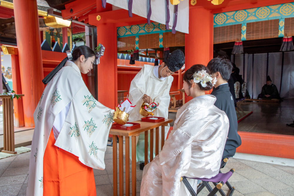 春日大社結婚式・挙式トータルサポート煌_指定業者だからできる挙式中のお写真