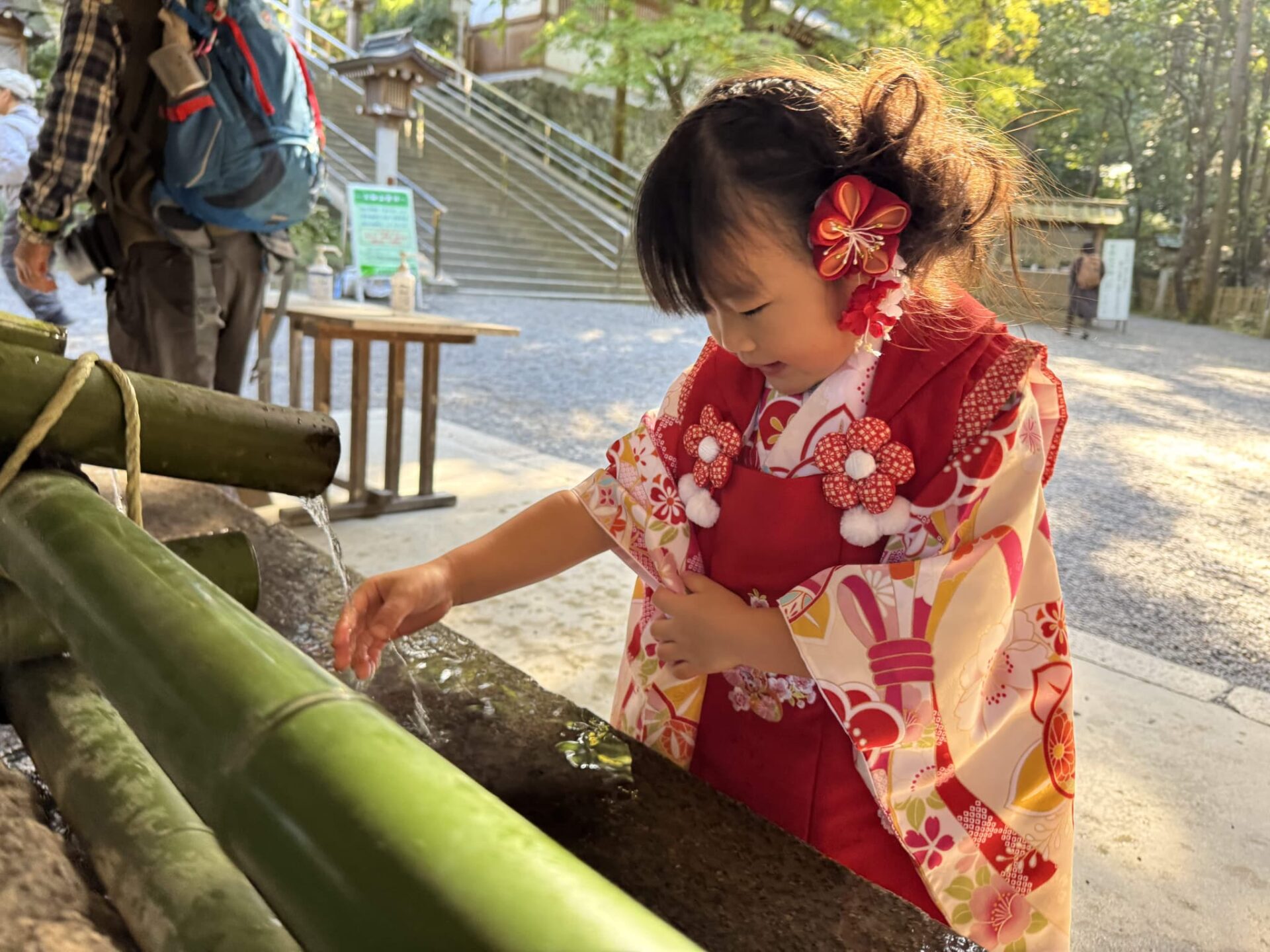大神神社七五三_手水舎