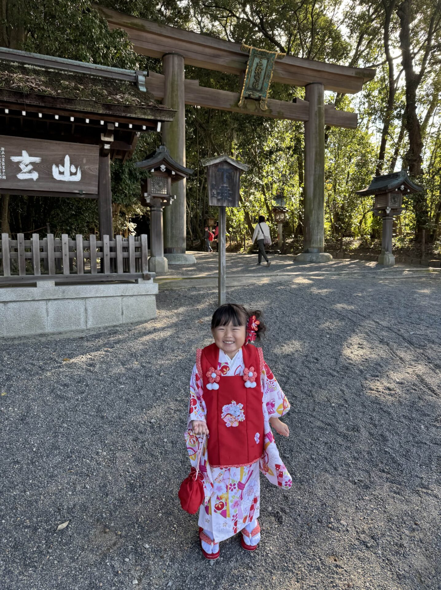 大神神社七五三_二の鳥居前