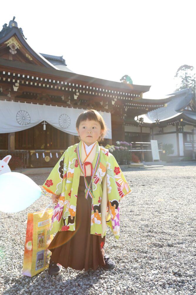 祈祷殿_大神神社奈良県桜井市の七五三お参り・ご祈祷レポート