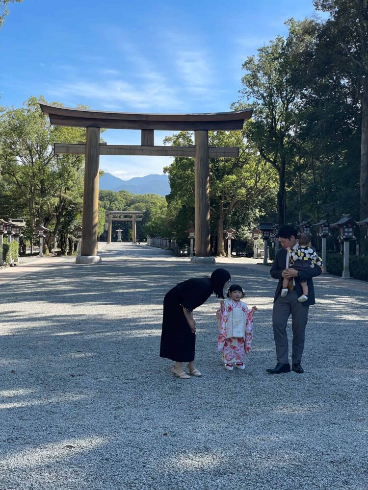 橿原神宮七五三お参り・ご祈祷_大鳥居