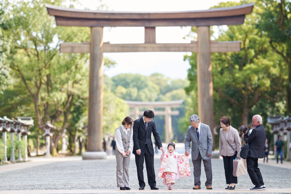 橿原神宮七五三_大鳥居