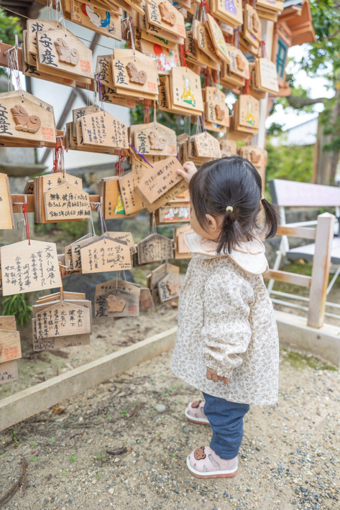 帯解寺戌の日安産祈願お参り_絵馬