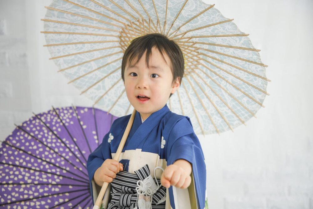 七五三男の子いつ_産着の仕立て直し