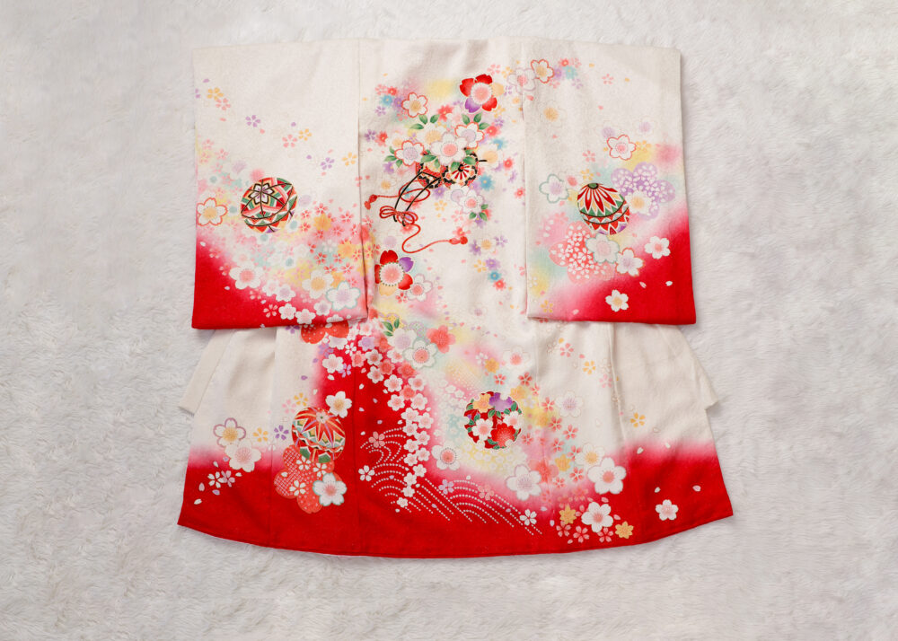 お宮参り_女の子の産着