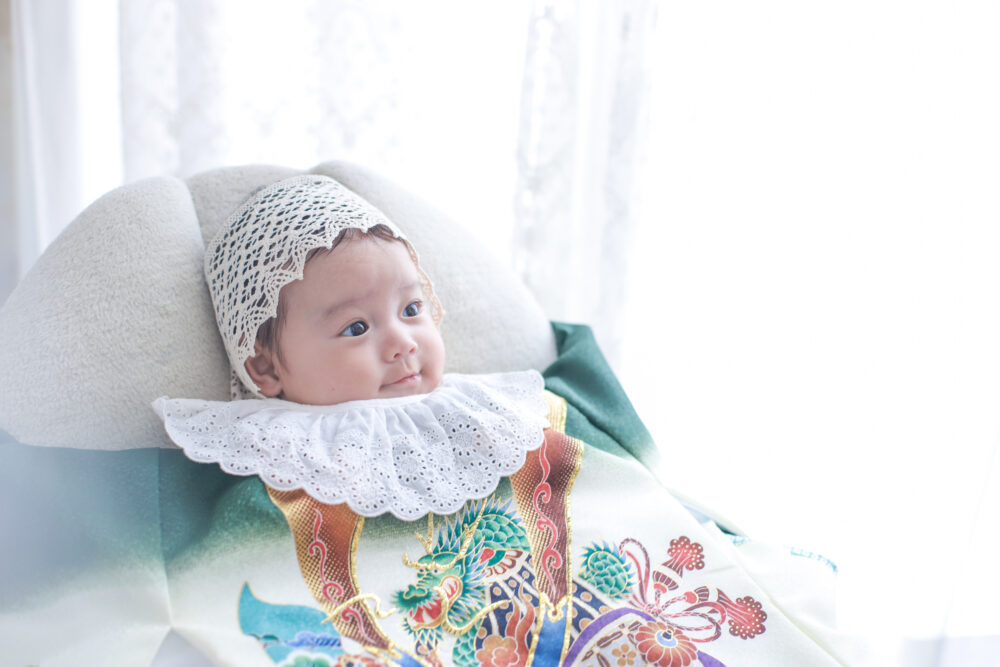 お宮参り_赤ちゃん_産着