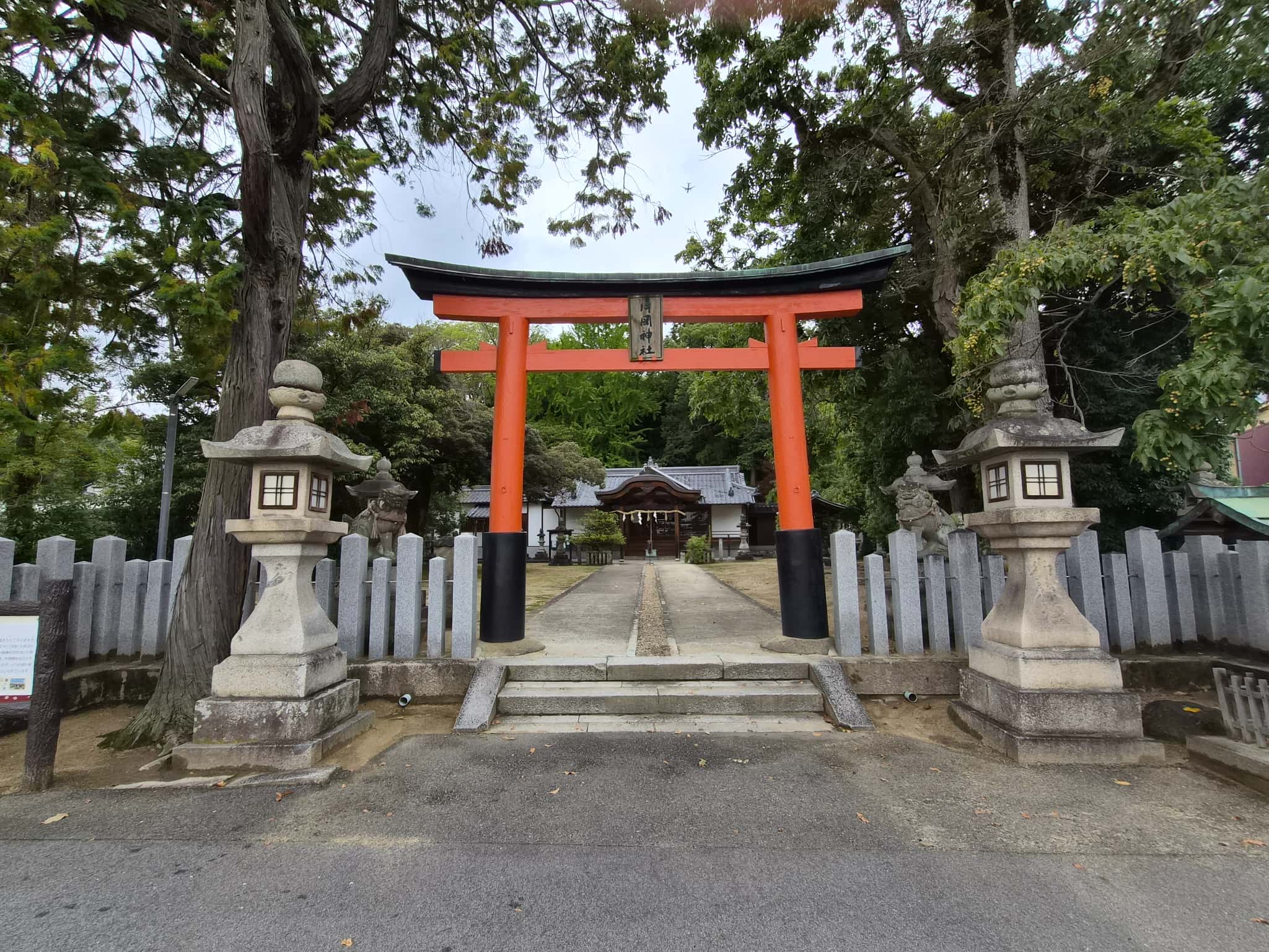 片岡神社_奈良県北葛城郡王寺町_七五三・お宮参り_鳥居