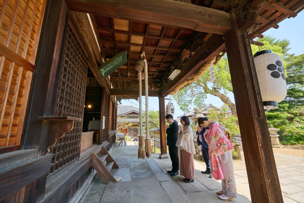 菅原天満宮_七五三・お宮参り_参拝