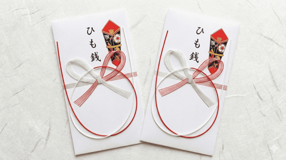 お宮参りの紐銭