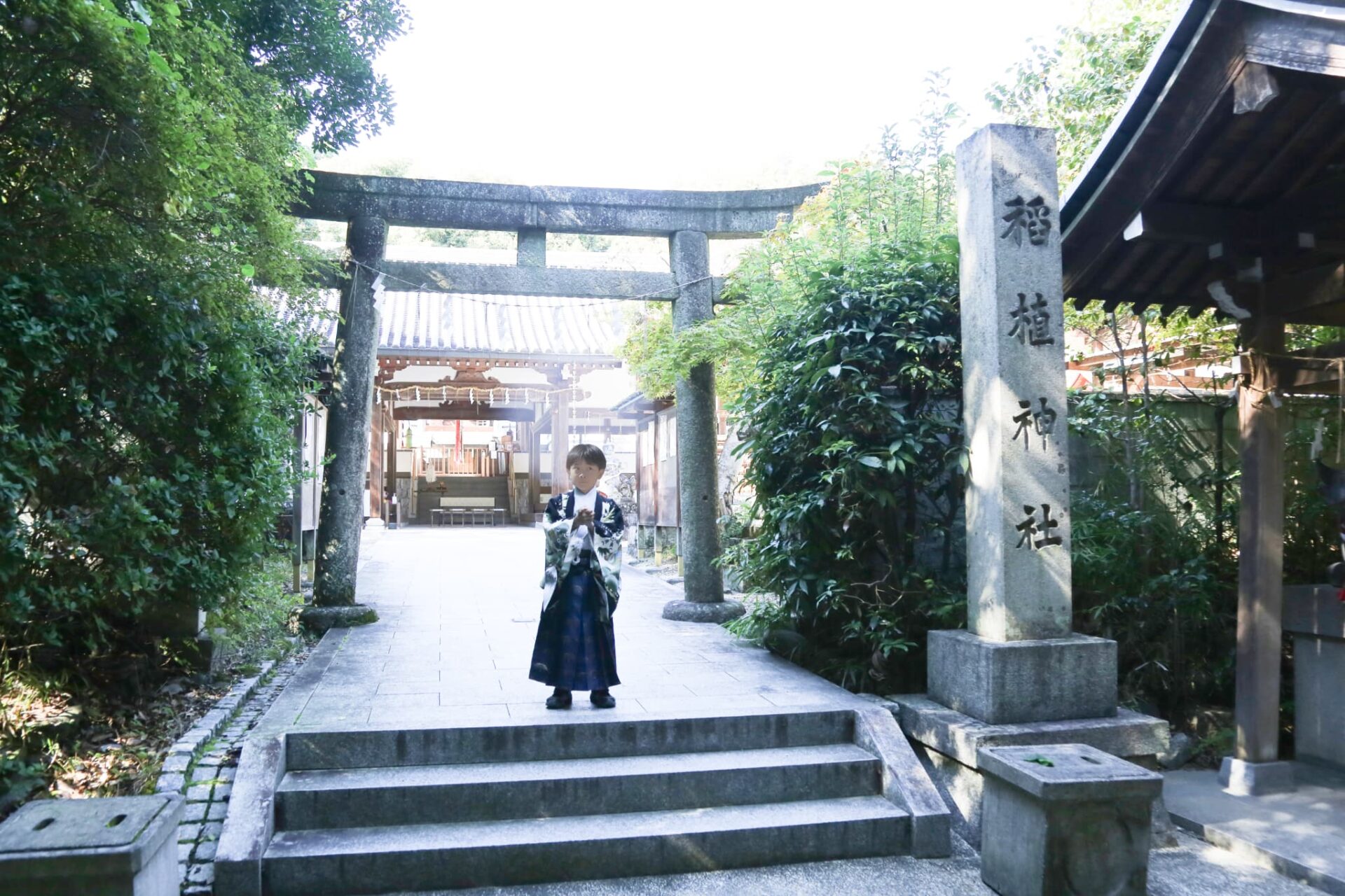 稲植神社_相楽郡精華町_七五三_お参り・ご祈祷_着物レンタル・着付け_二の鳥居