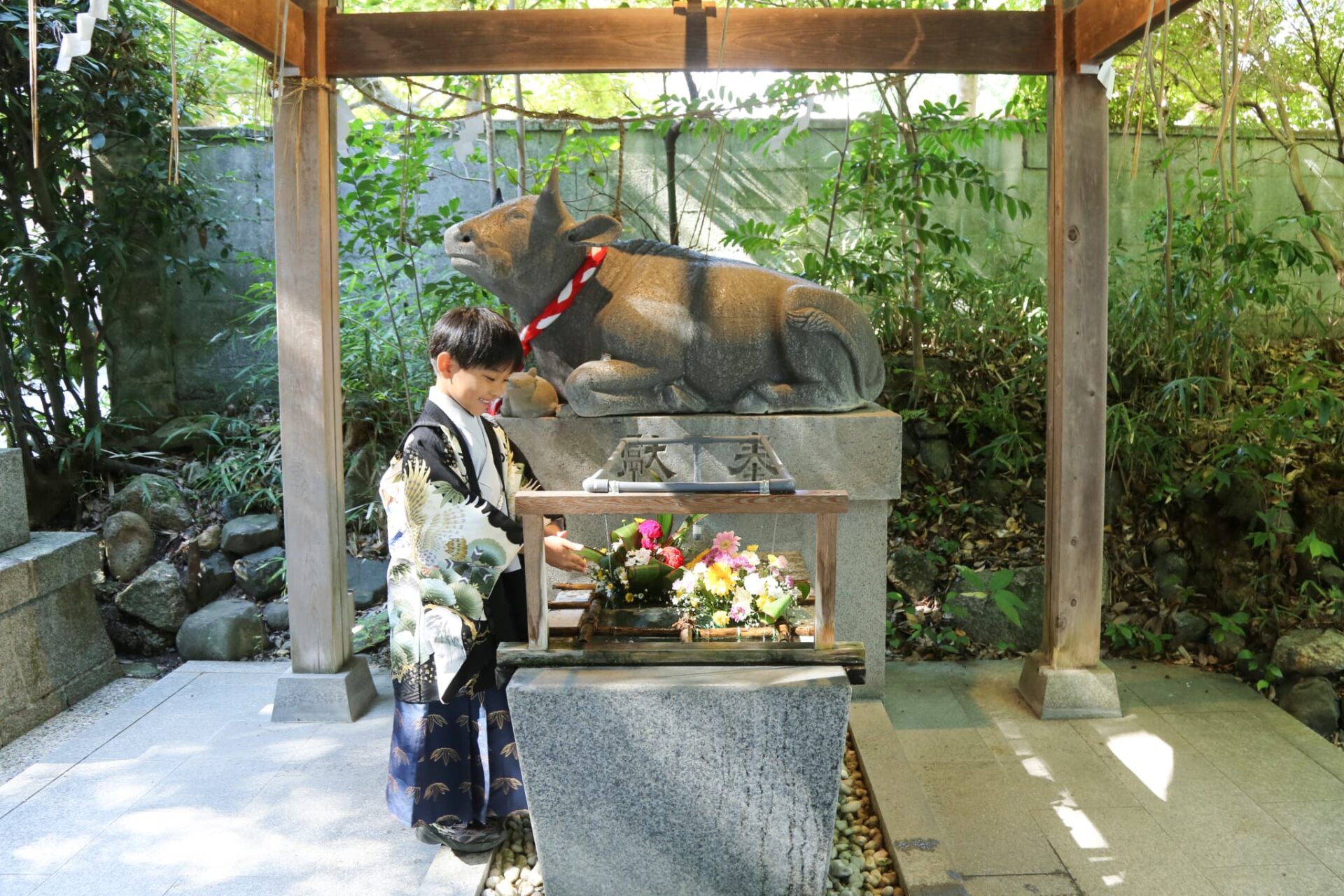 稲植神社_相楽郡精華町_七五三_お参り・ご祈祷_着物レンタル・着付け_手水