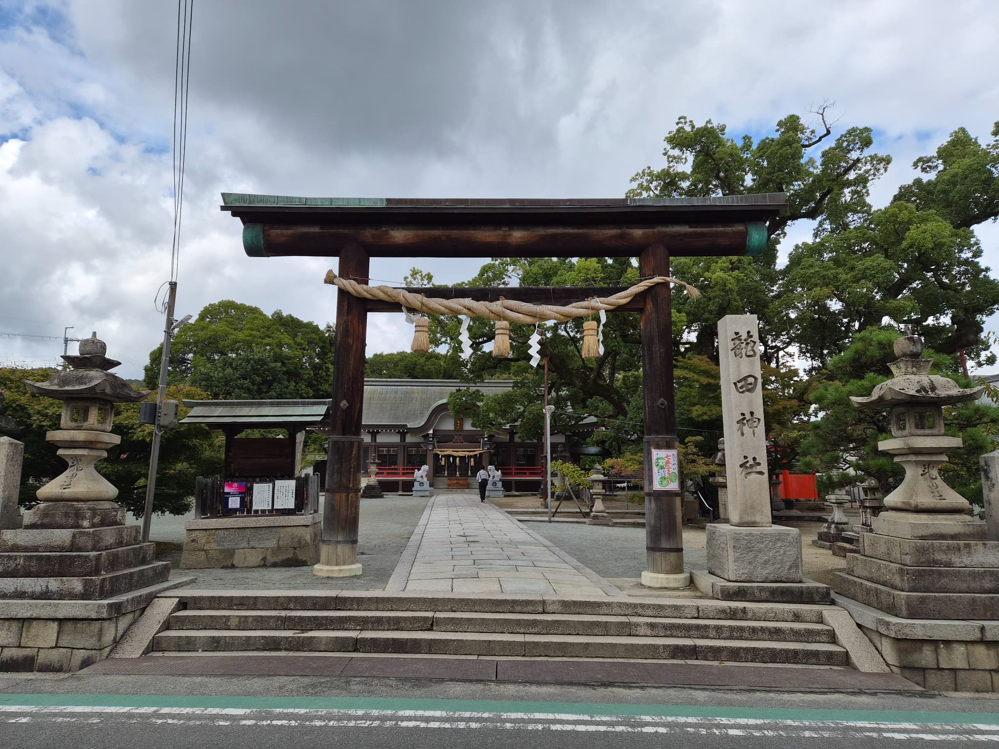 龍田神社_生駒郡斑鳩町_七五三・お宮参り_鳥居