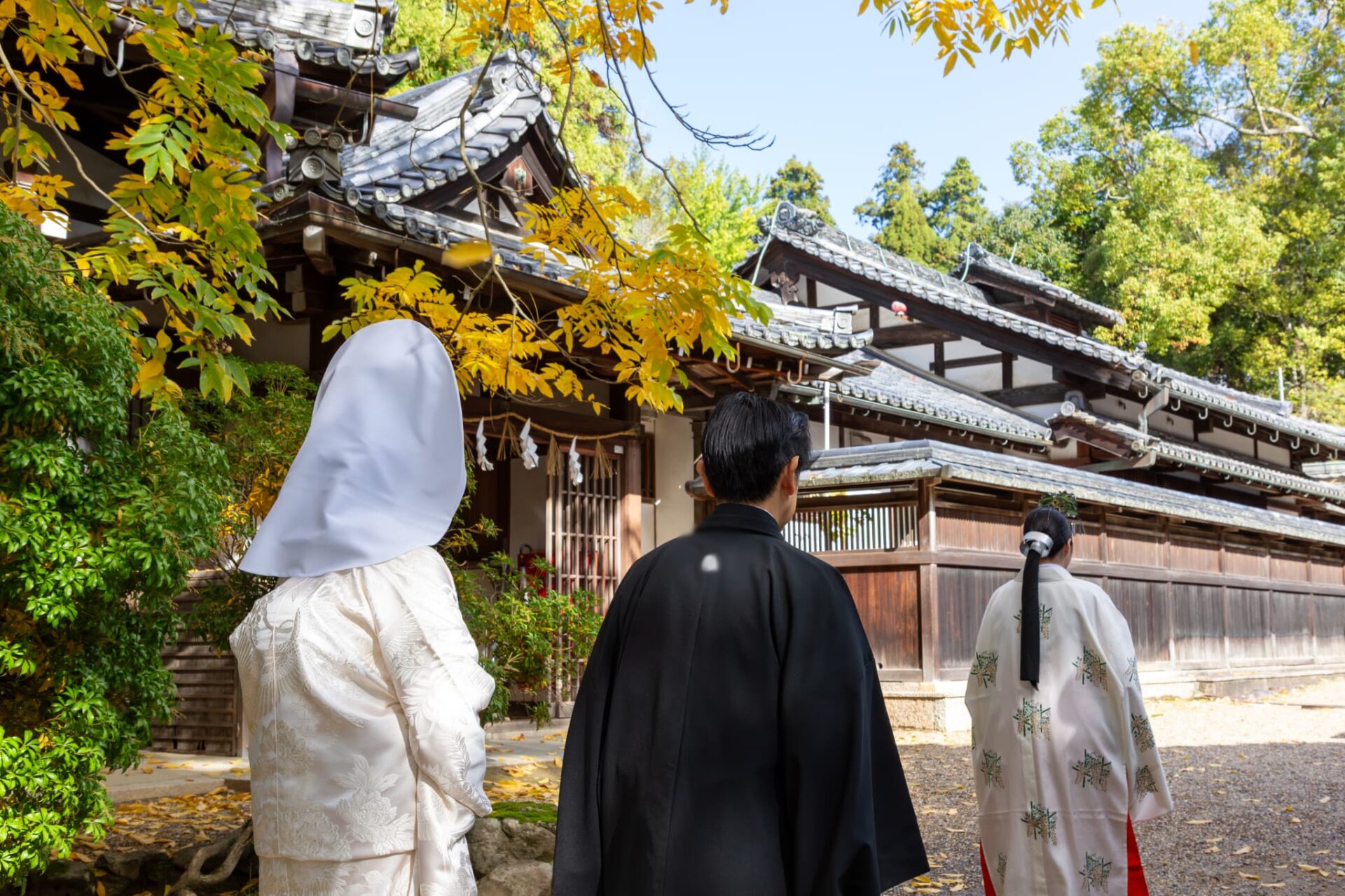 春日大社の神前式結婚式・挙式体験レポート_挙式会場移動