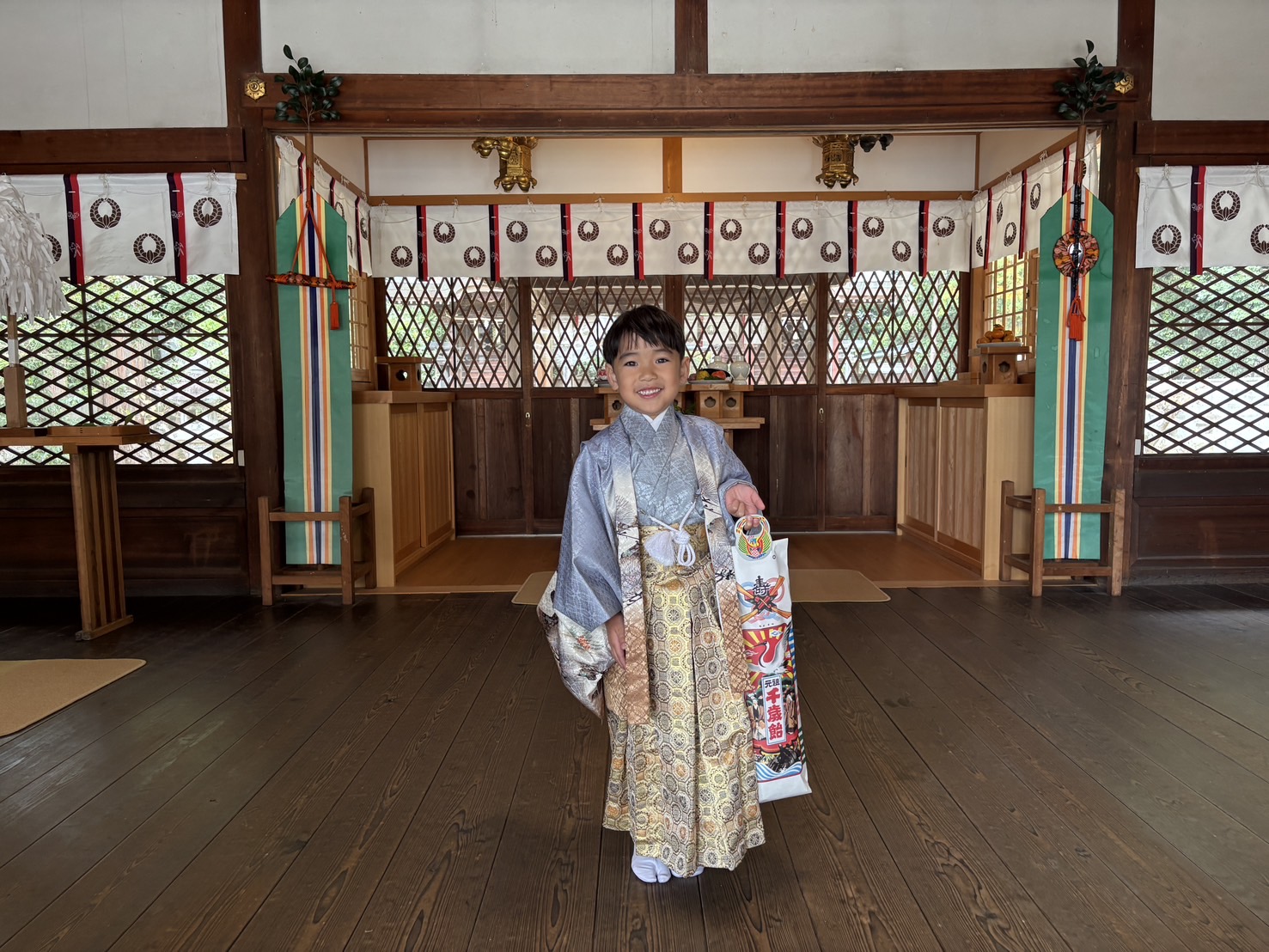 長尾神社七五三ご祈祷1