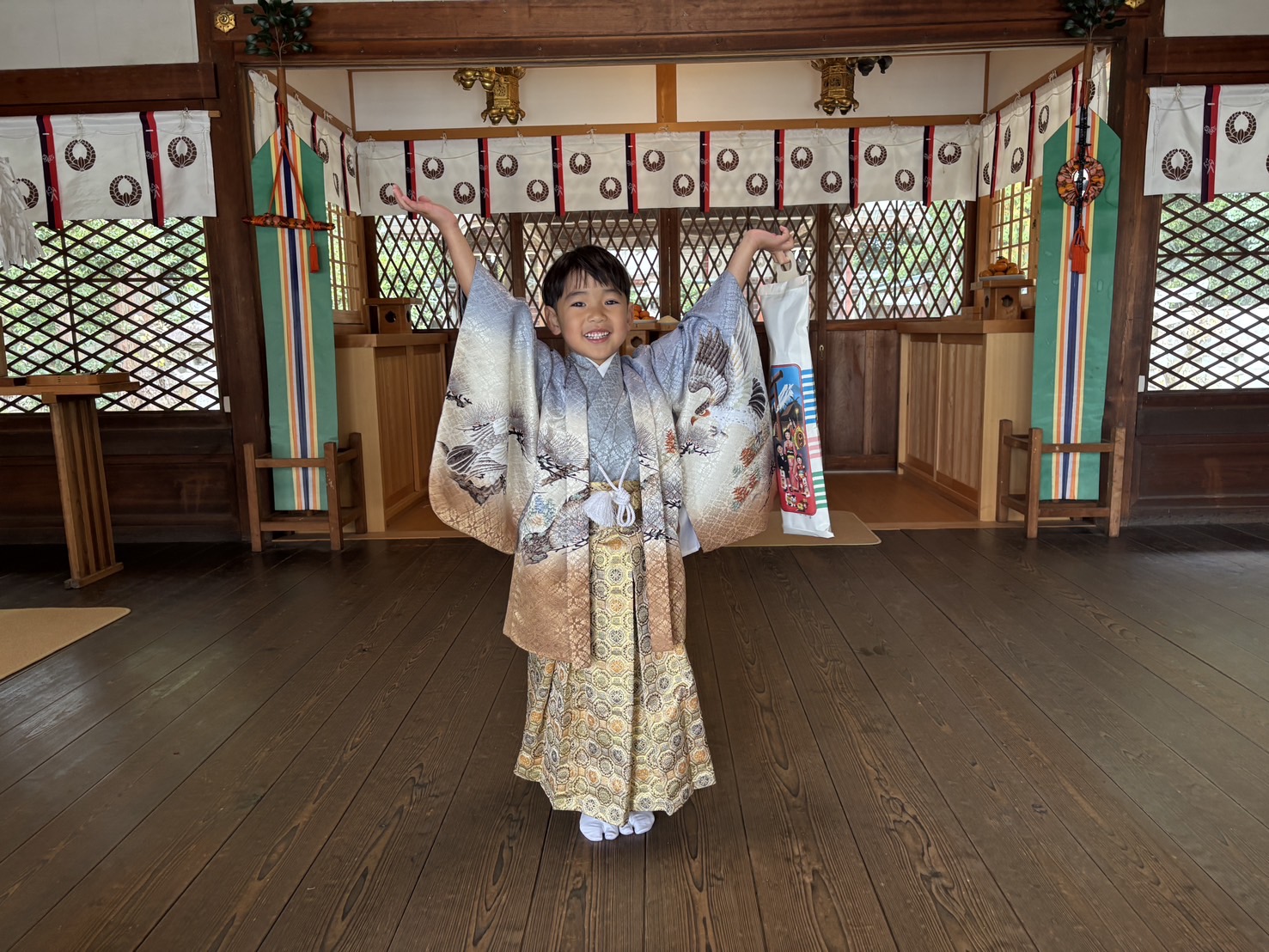 長尾神社七五三ご祈祷2