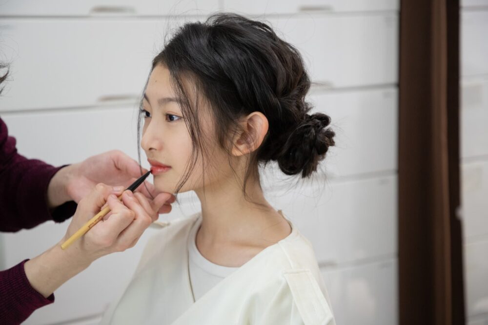 奈良市_春日大社_十三参り_出張撮影_フォトスタジオワタナベ(渡辺写真館)_奈良本店_支度