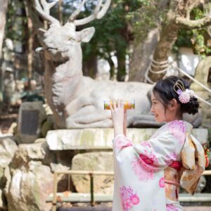 春日大社_十三参りカメラマン出張撮影(ロケーションフォト)_春日大社_奈良市・橿原市・広陵町・木津川市の写真撮影と着物レンタルはフォトスタジオワタナベ(渡辺写真館)