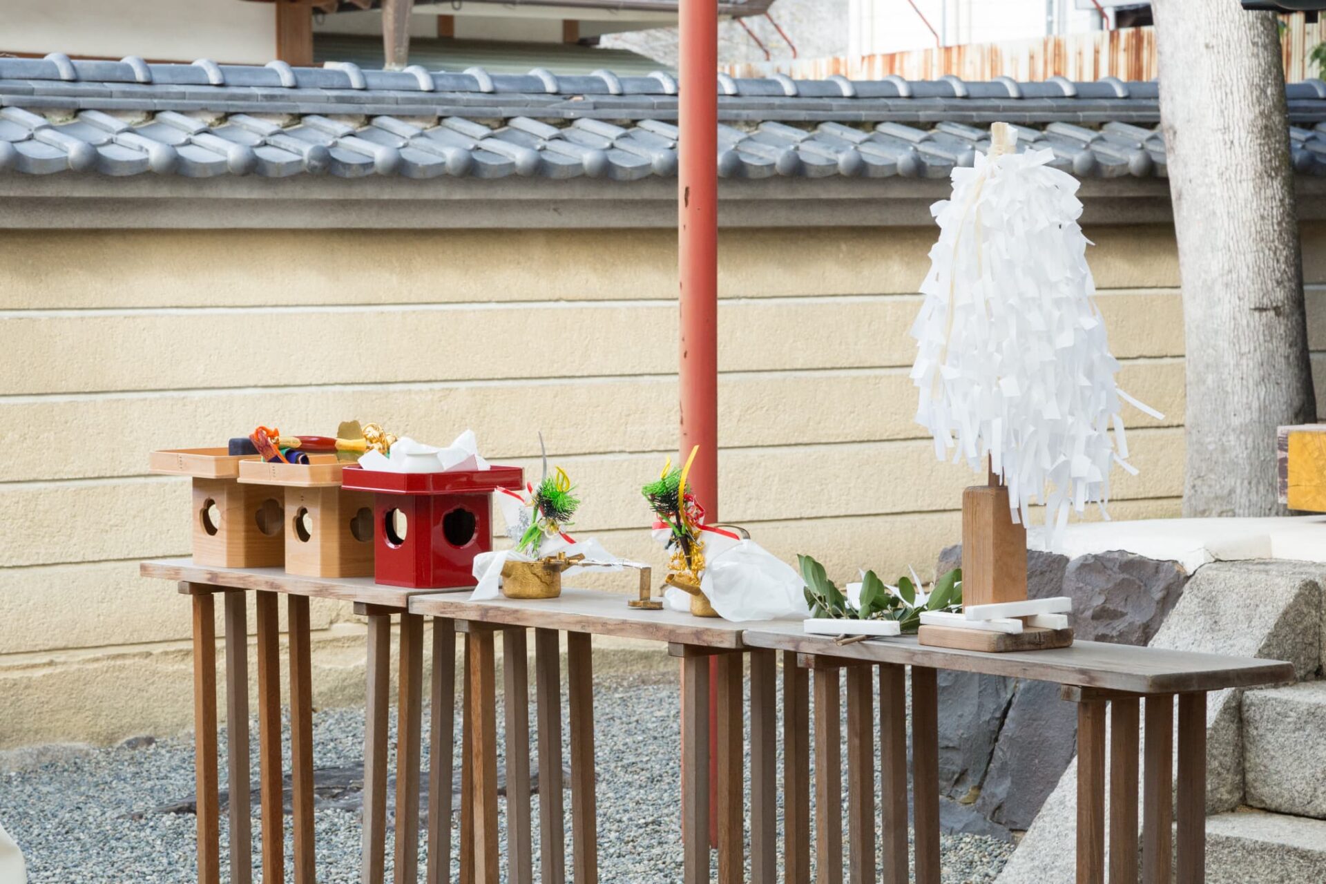 率川神社結婚式・挙式_静けさの中の神前式