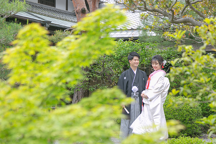 奈良のフォトウェディング・結婚式前撮り・新緑の季節