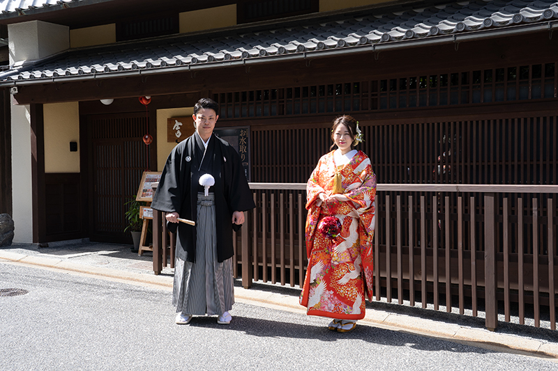 ならまちでのフォトウェディング・結婚式前撮りロケーションフォト